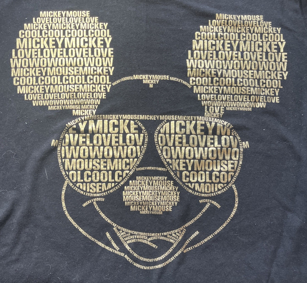 Vintage Disney Mickey Mouse T Shirt SIze Med 7/9 Vintage Retro Grail NOC6011